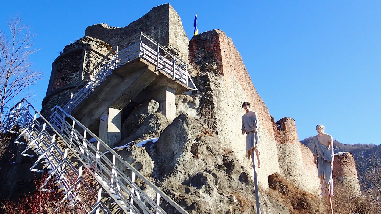 Poenari citadel - Arges valley - video