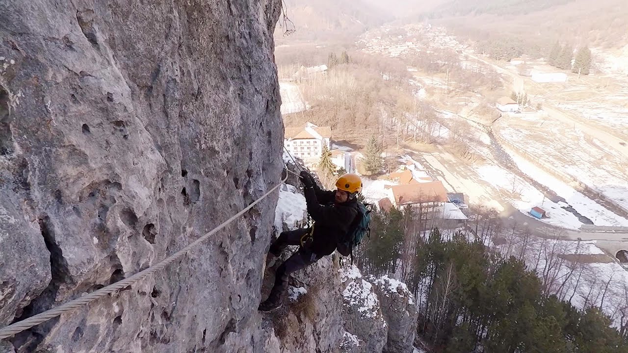 Via ferrata Spirala Muierilor, Creasta Pesterii, Marea Crapatura Baia de Fier