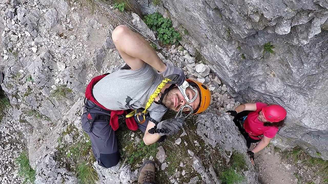 Spirale des Femmes (Spirala Muierilor) via ferrata, plaisir d'escalade - Baia de Fier